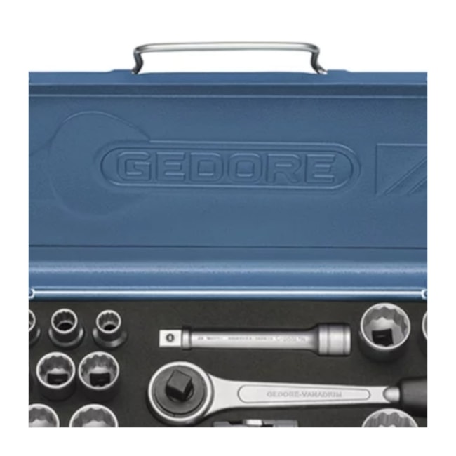Jogo de Soquete 10 a 32 mm com Catraca Reversível D19KMU GEDORE-a3952679-e883-4ae3-9d42-4ac08bfccc7b