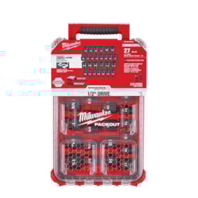 Jogo de Soquete de Impacto Sextavado 10 a 24mm e 3/8