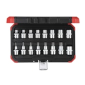 Jogo de Soquete e Chaves Soquete Tipo Torx com Encaixe 1/2" 16 Peças R68003016 GEDORE RED Jogo de Soquete e Chaves Soquete Tipo Torx com Encaixe 1/2" 16 Peças R68003016 GEDORE RED