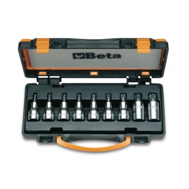 Jogo de Soquete e Torx T20 a T60 Longo Encaixe 1/2