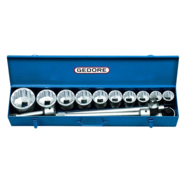 Jogo de Soquete Estriado 36 a 80mm com Catraca Reversível D21EMU GEDORE-923844ea-3568-4ddd-a906-de342c94eef5