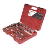Jogo de Soquete Estriado 8 a 32mm 1/2" com Catraca Rev 22 Peças D26-22am ROBUST Jogo de Soquete Estriado 8 a 32mm 1/2" com Catraca Rev 22 Peças D26-22am ROBUST