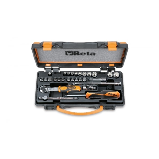 Jogo de Soquete Estriado e Bits 1/4'