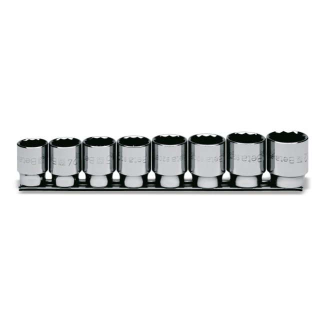 Jogo de Soquete Estriado Encaixe 1/2