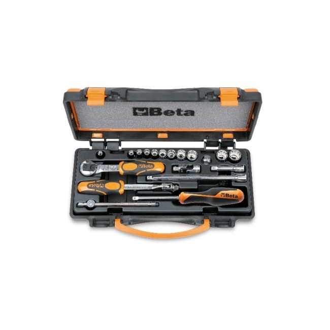 Jogo de Soquete Estriado Encaixe 1/4