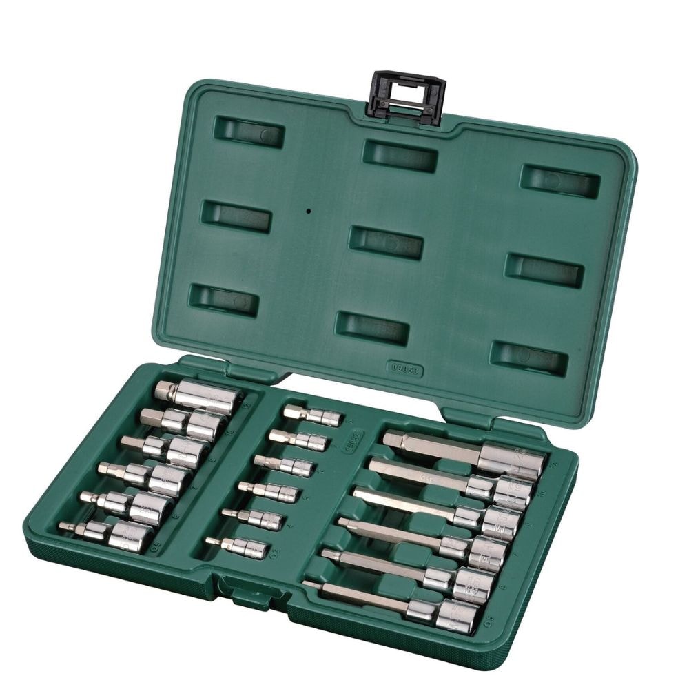 さーページ Jogo de Soquete Hexagonal 3 a 12mm Encaixe 1/4