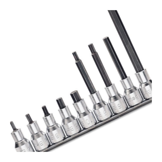 Jogo de Soquete Hexagonal Encaixe 1/2