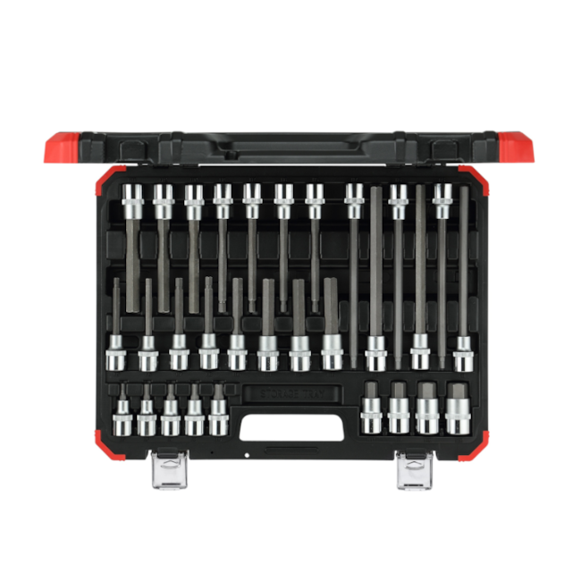 Jogo de Soquete Hexagonal SW5 A SW19 1/2'' 30 Peças R68003030 GEDORE RED-65ac3083-2e76-4829-ae92-35b7a95c7bda