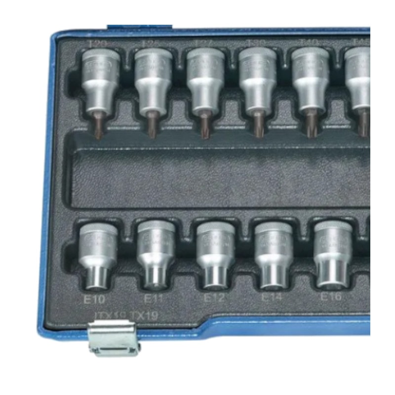Jogo de Soquete Torx 17 Peças ITX19TX-017 GEDORE - Anhanguera