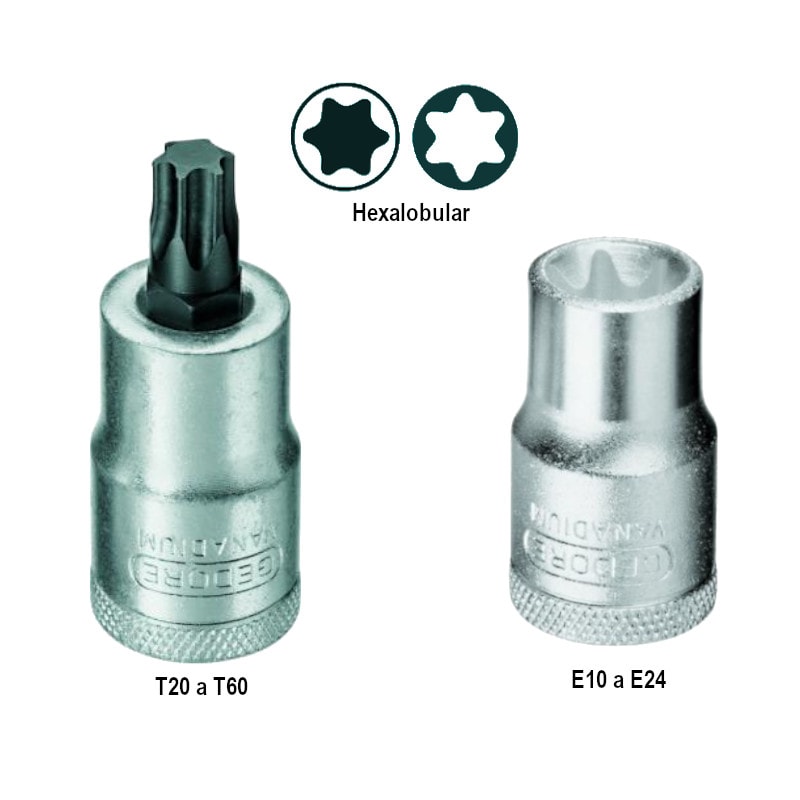 Jogo de Soquete Torx 17 Peças ITX19TX-017 GEDORE - Anhanguera