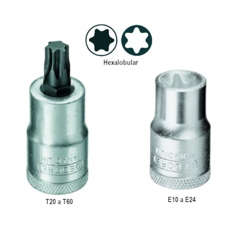 Jogo de Soquete Torx 17 Peças ITX19TX-017 GEDORE-84981847-f123-49fa-95af-9f861f2ce7b3