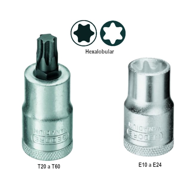 Jogo de Soquete Torx 17 Peças ITX19TX-017 GEDORE-c70e3be6-65be-491d-8f51-ec02ba5fc152