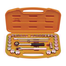 Jogo de Soquetes 6 a 22mm (1/4