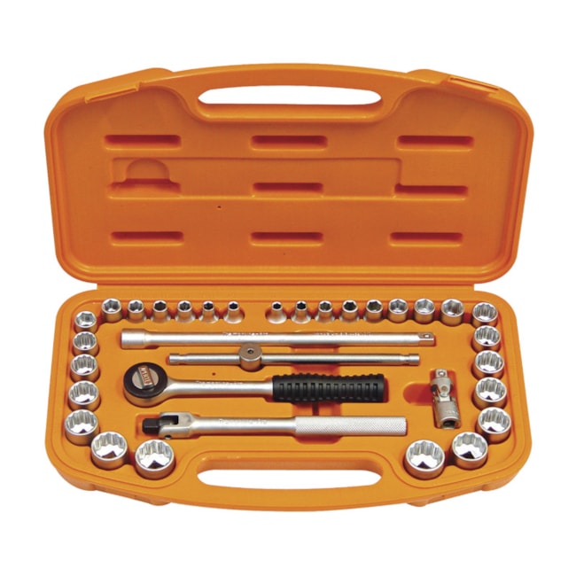 Jogo de Soquetes 6 a 22mm (1/4