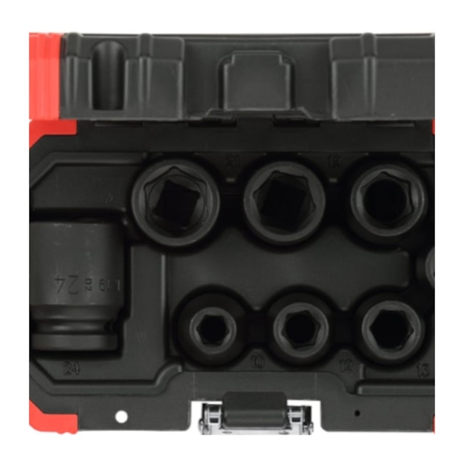 Jogo de Soquetes de impacto 10 a 24mm 1/2¿ 8 peças R63003008 GEDORE RED-f6c201aa-7259-4d58-a71d-07357b963278