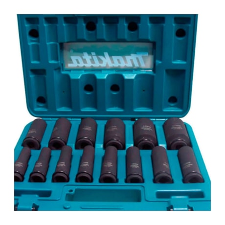 Jogo de Soquetes de Impacto Longos Encx 1/2