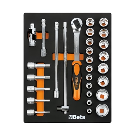 Jogo de Soquetes e Acessórios de 1/2