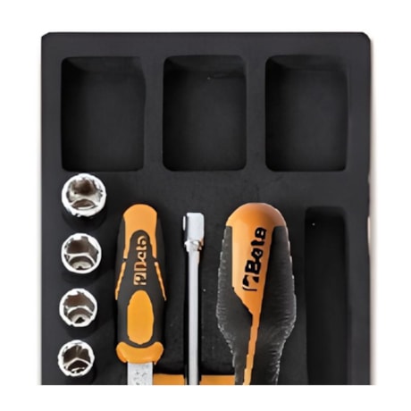 Jogo de Soquetes e Acessórios de 1/4