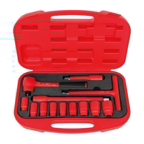 Jogo de Soquetes e Acessórios Isolados 1000V de 1/2