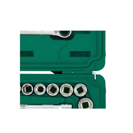 Jogo de Soquetes e Chaves 8 a 34mm Encaixe 1/2