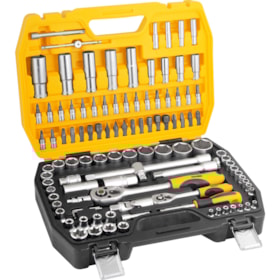 Jogo de Soquetes e Ponteiras Encaixes de 1/4