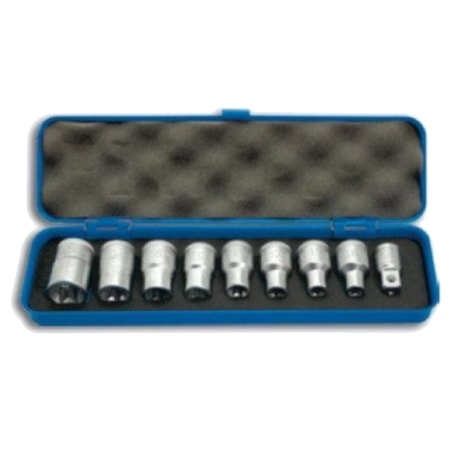 Jogo de Soquetes Estriado E10 a E24 TX19-E9 GEDORE-3ea64e29-2d42-4e57-8ce4-8162be9fbe0b