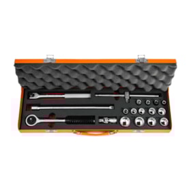 Jogo de Soquetes Estriados 1/4