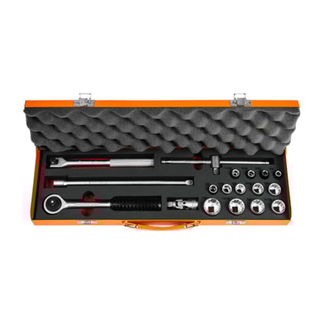 Jogo de Soquetes Estriados 1/4