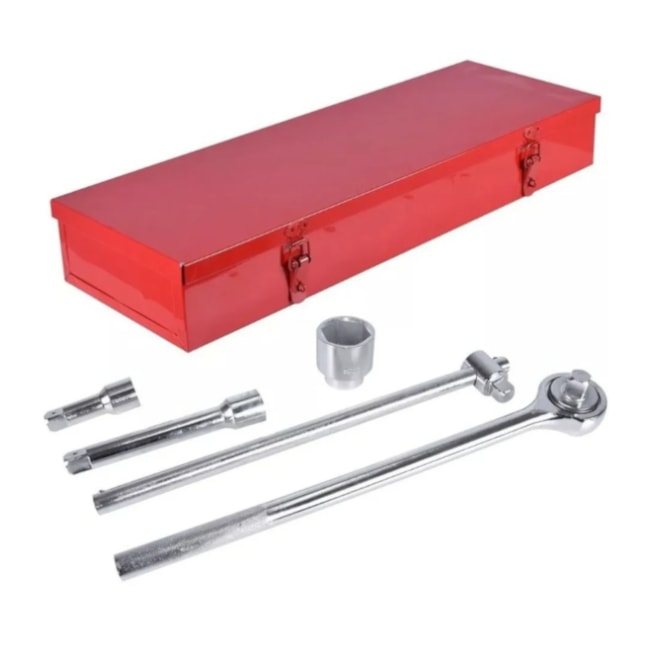 Jogo de Soquetes Estriados de 19 a 50mm Encaixe 3/4