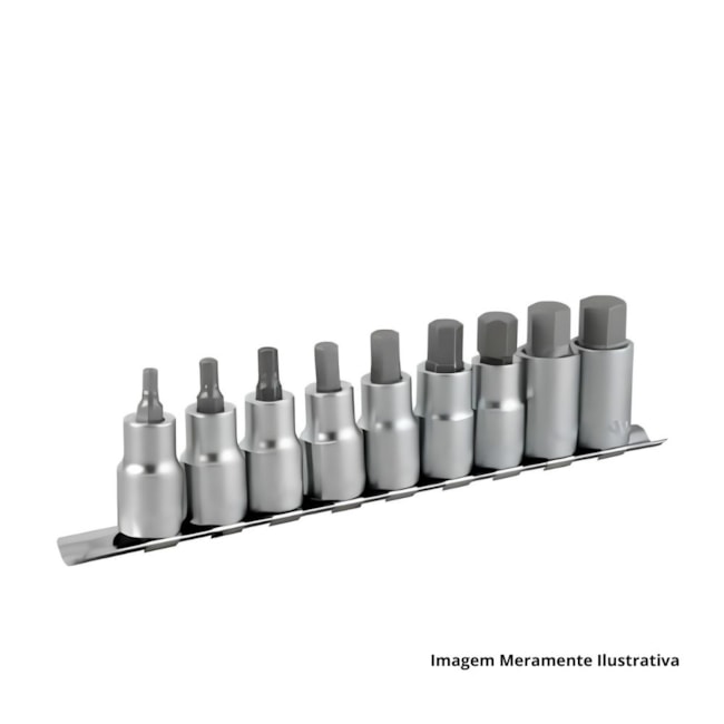 Jogo de Soquetes Hexagonais 3/6