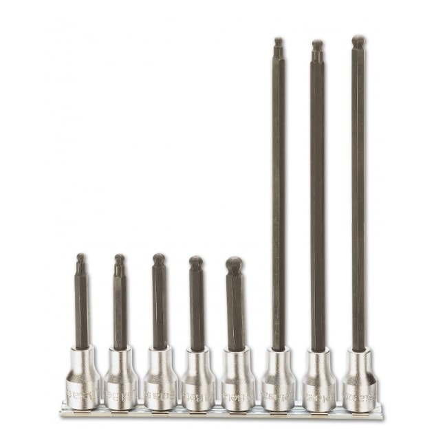 Jogo de Soquetes Hexagonal Longo Encaixe 1/2