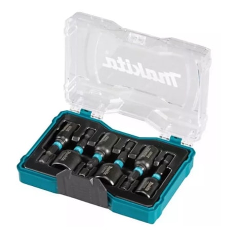 Jogo de Soquetes Magnéticos de Impacto 6mm a 13mm com 6 Peças BLACK E-15768 MAKITA
