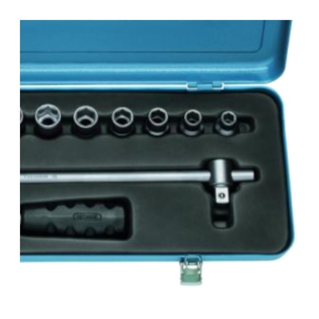 Jogo de Soquetes Sextavado 10 a 22mm com Catraca 19LMZ GEDORE-d9b3e18e-0685-499e-b72d-6c959faf6016