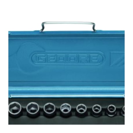 Jogo de Soquetes Sextavado 10 a 22mm com Catraca 19LMZ GEDORE-dbfc0726-7532-4b87-980e-5f3f9561e719