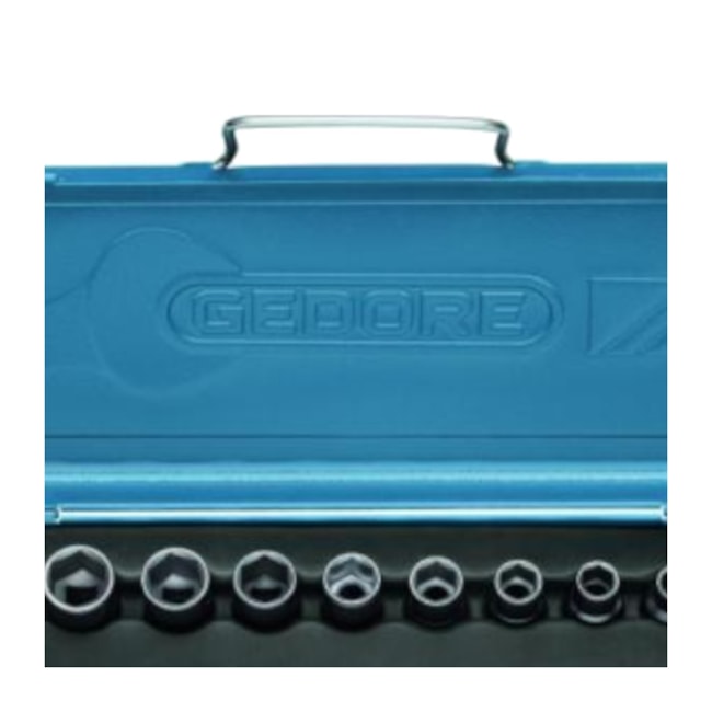 Jogo de Soquetes Sextavado 10 a 22mm com Catraca 19LMZ GEDORE-2ea86cd0-cca3-41b6-b9b7-1b50b701801a