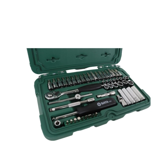 Jogo de Soquetes Sextavado 3.5 a 14mm Encaixe 1/4