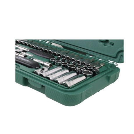 Jogo de Soquetes Sextavado 3.5 a 14mm Encaixe 1/4