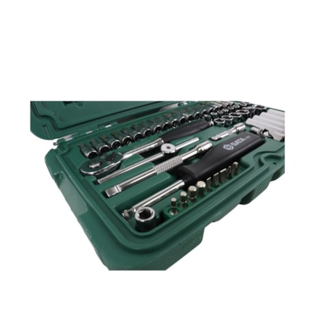 Jogo de Soquetes Sextavado 3.5 a 14mm Encaixe 1/4