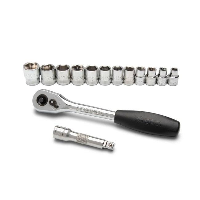 Jogo de Soquetes Sextavado 3/8