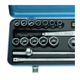 Jogo de Soquetes Sextavado 3/8