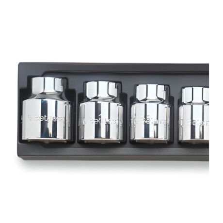 Jogo de Soquetes Sextavado com 11 Peças 3/4