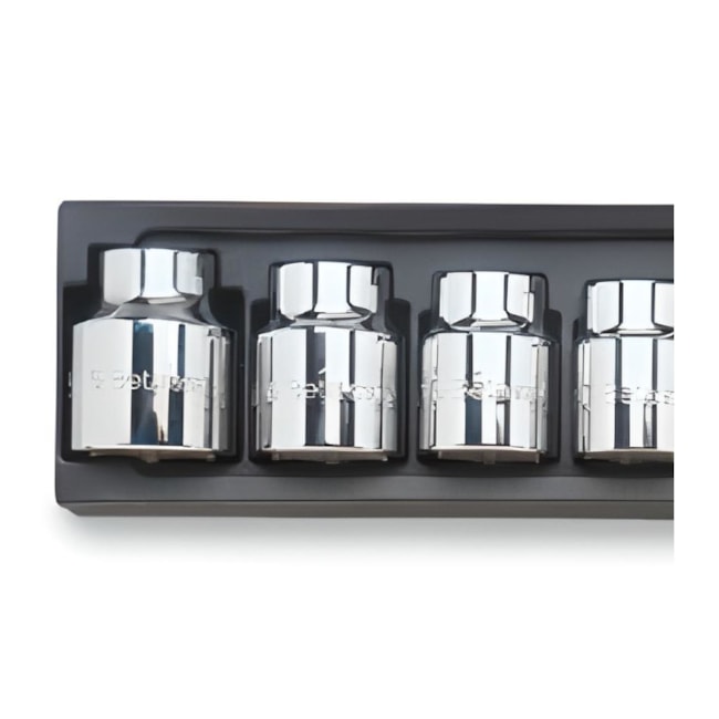 Jogo de Soquetes Sextavado com 11 Peças 3/4