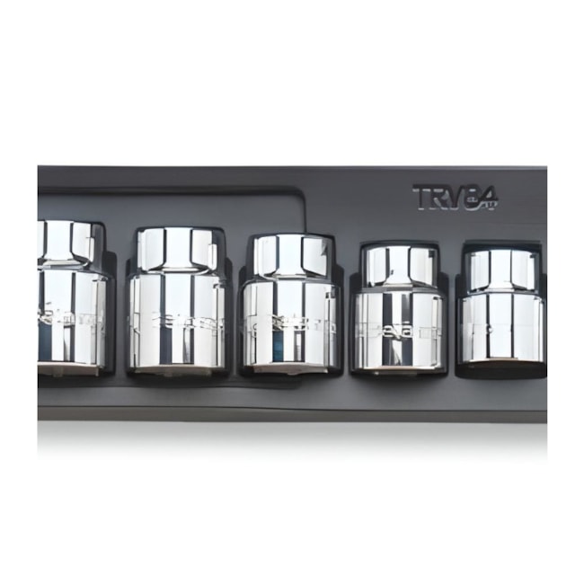 Jogo de Soquetes Sextavado com 11 Peças 3/4