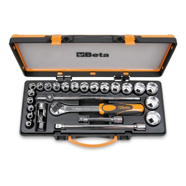 Jogo de Soquetes Sextavado Encaixe 1/2