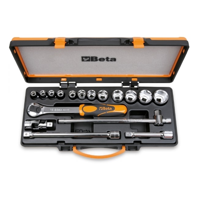 Jogo de Soquetes Sextavado Encaixe 1/2