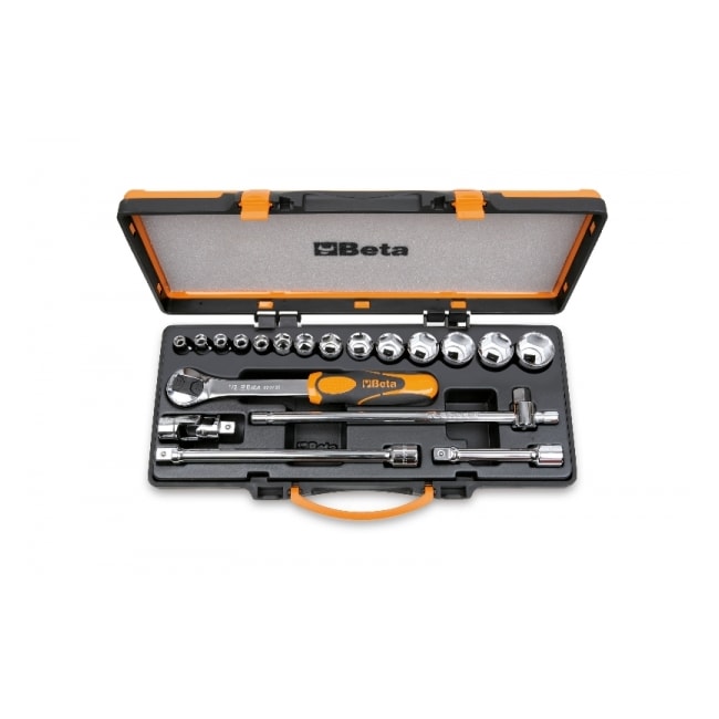 Jogo de Soquetes Sextavado Encaixe 1/2