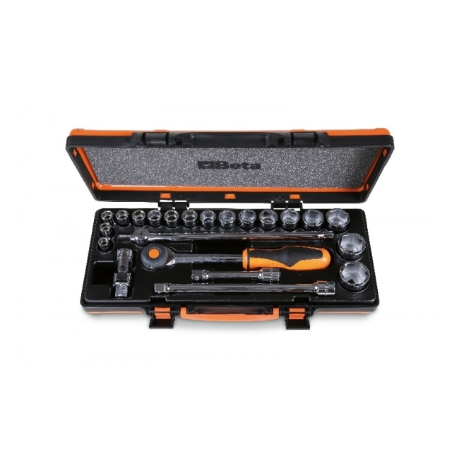 Jogo de Soquetes Sextavado Encaixe 1/2