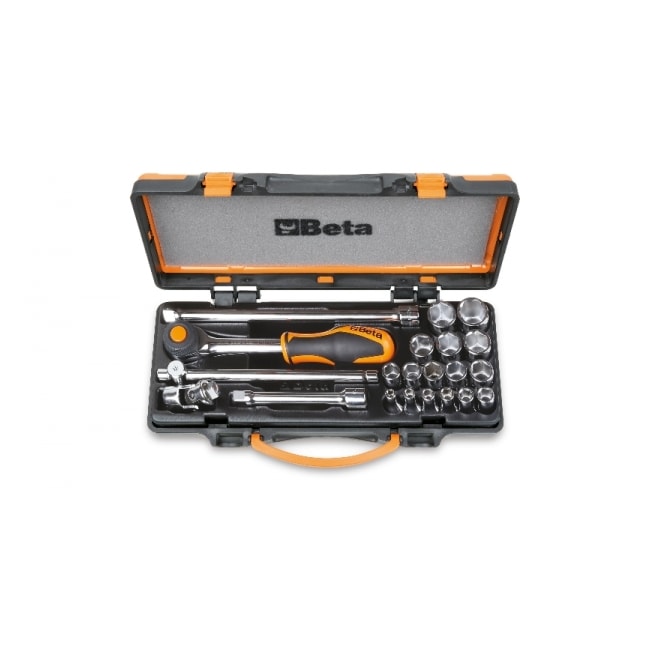 Jogo de Soquetes Sextavado Encaixe 3/8