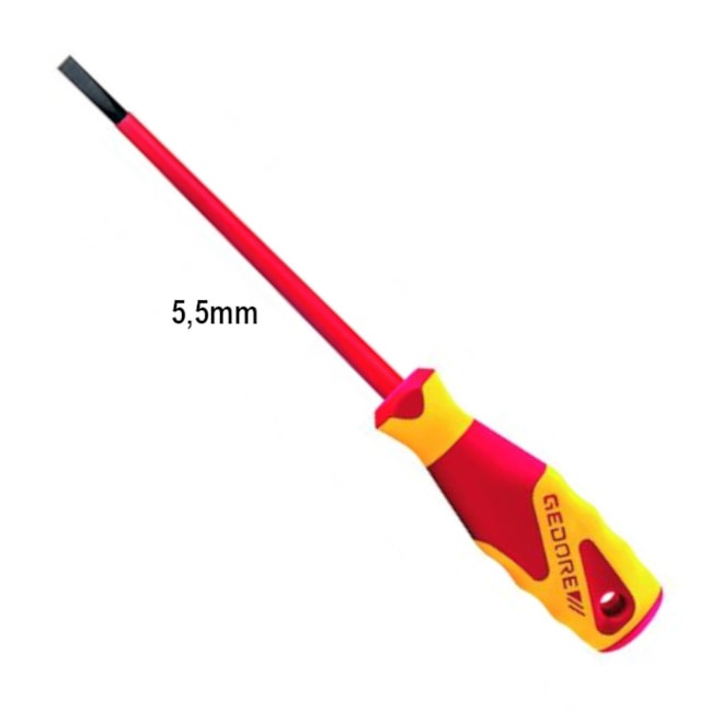 Jogo de Soquetes Sextavado Isolado 1000V 10 a 24mm Encaixe 1/2