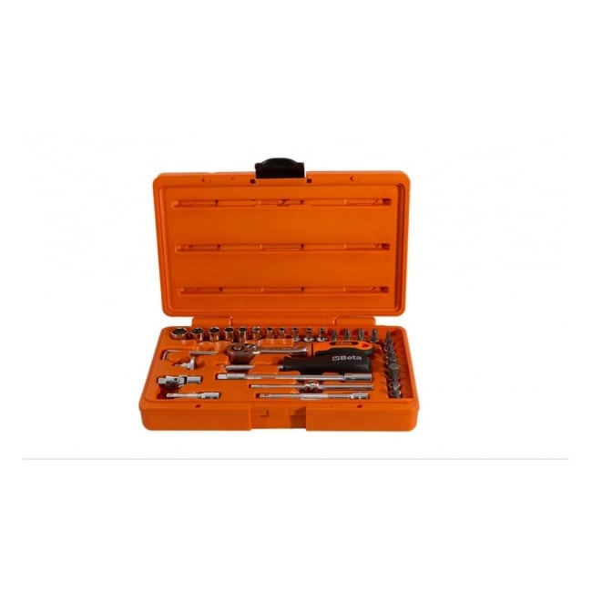 Jogo de Soquetes Sextavados 4MM A 13MM Encx 1/4